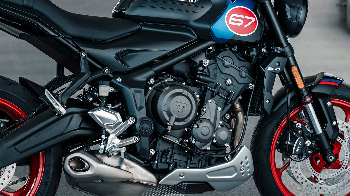 新型Trident 660 Triple Tribute Edition | For the Ride